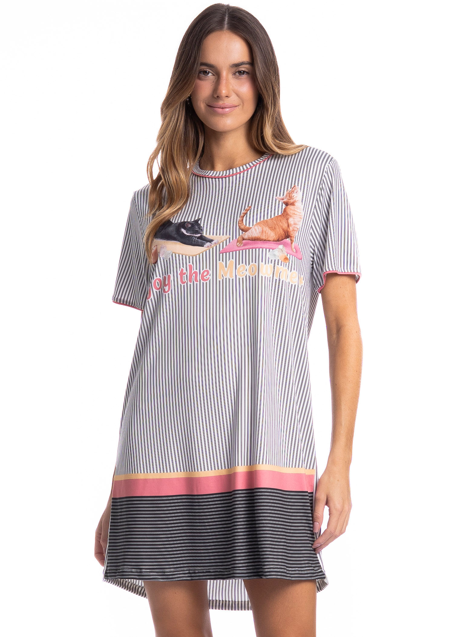 Camisão Feminino Cats Yoga - Imagem 1