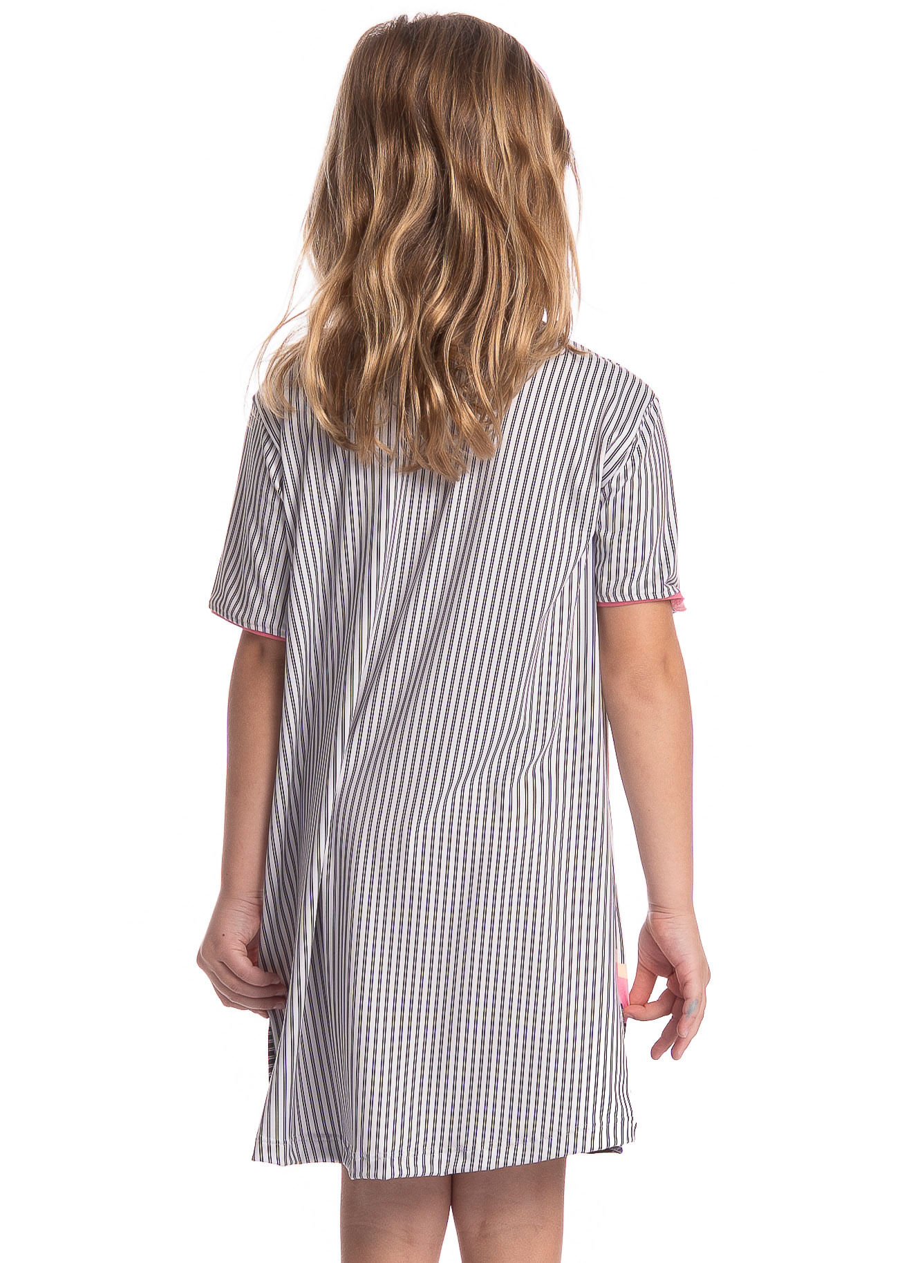 Camisão Infantil Cats Yoga Branco - Imagem 2