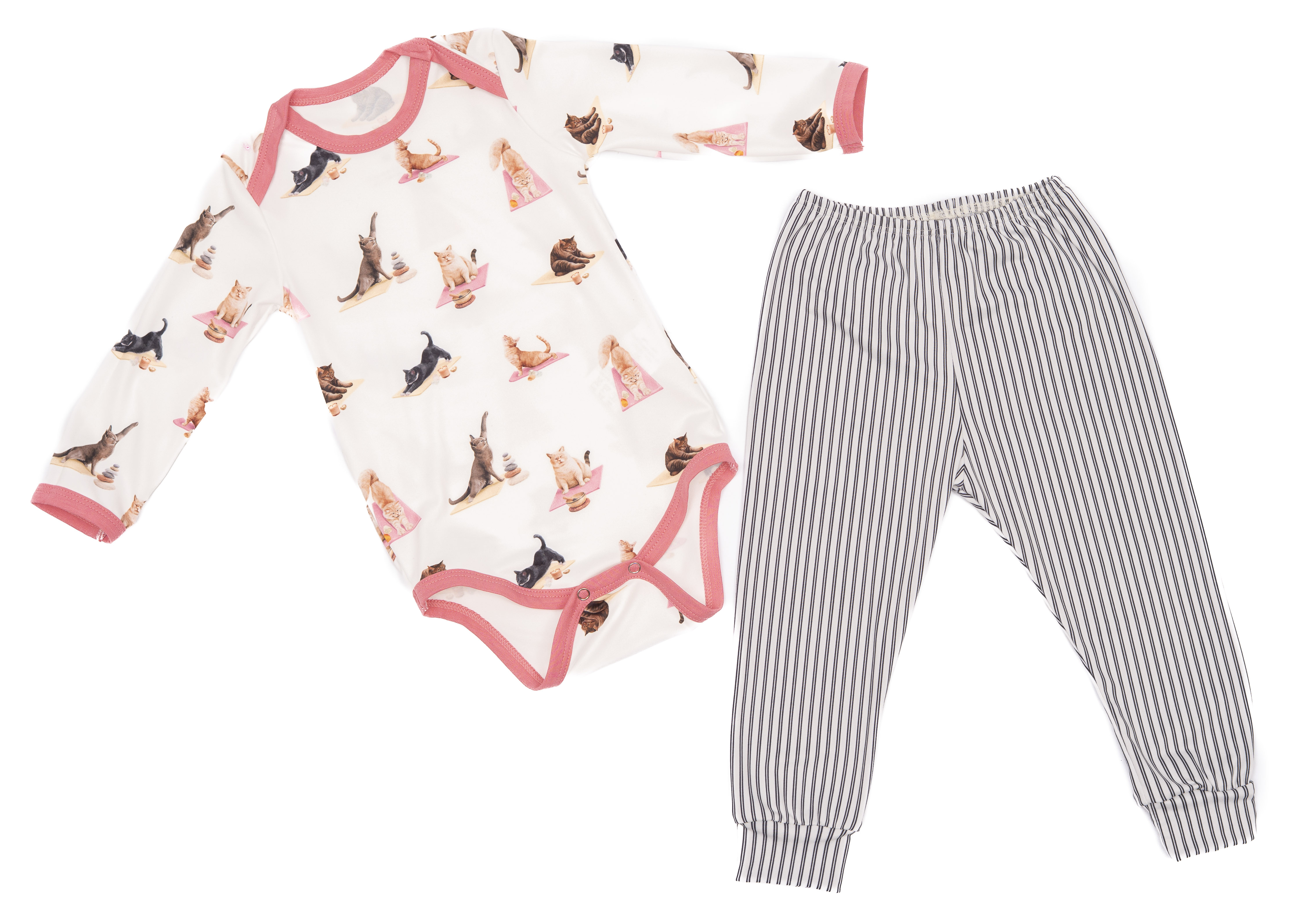 Conjunto Baby Cats Yoga - Imagem 1