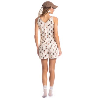 Short Doll Feminino Dogs Running - Imagem 4 - Mobile