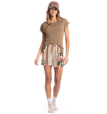 Pijama Feminino Curto Dogs Running - Imagem 3 - Mobile