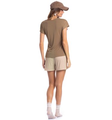 Pijama Feminino Curto Dogs Running - Imagem 4 - Mobile