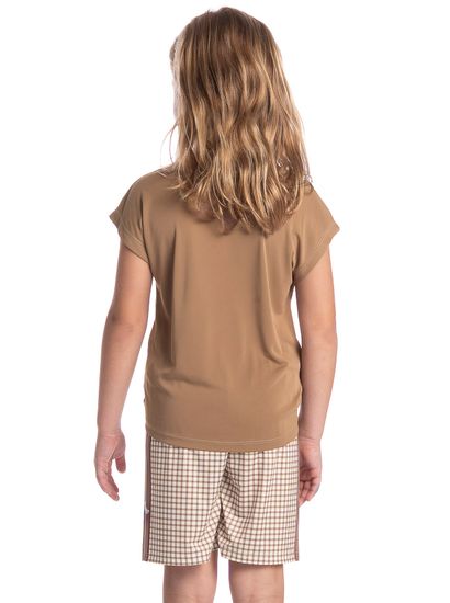 Pijama Infantil Feminino Curto Dogs Running - Imagem 2 - Desktop