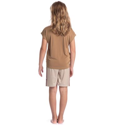 Pijama Infantil Feminino Curto Dogs Running - Imagem 4 - Mobile