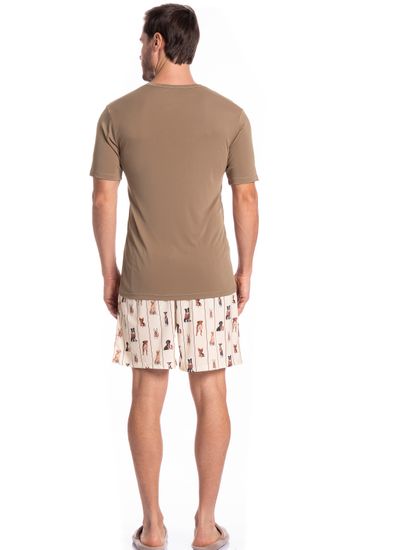 Pijama Masculino Curto Dogs Running - Imagem 4 - Desktop