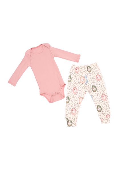 Conjunto Baby Sweet Love Rosa-3 - Imagem 1