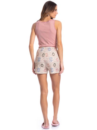 Pijama Feminino Curto Regata Sweet Love - Imagem 4 - Desktop