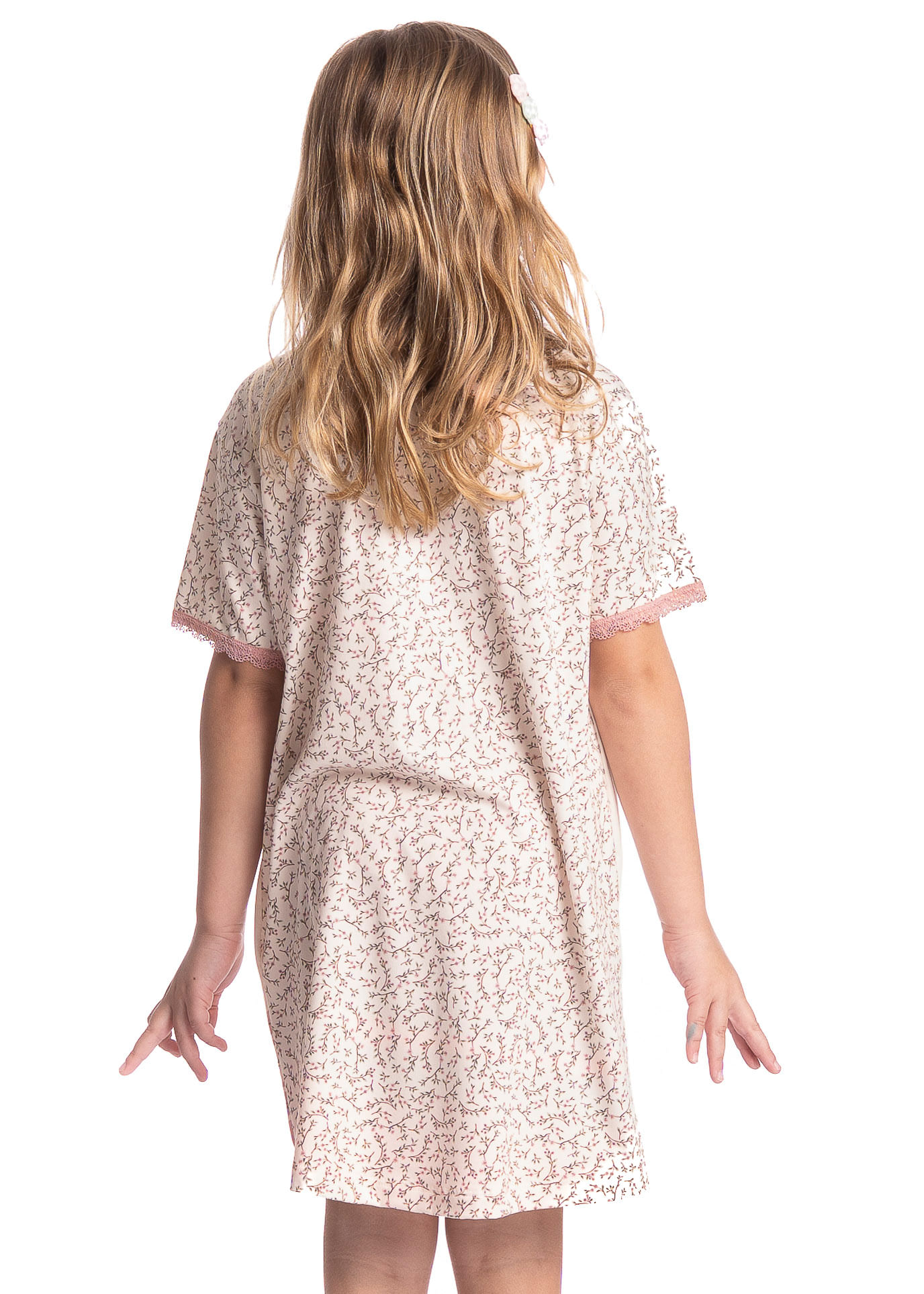 Camisão Infantil Feminino Sweet Love Rosa-3 - Imagem 2