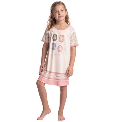 Camisão Infantil Feminino Sweet Love - Imagem 3 - Mobile