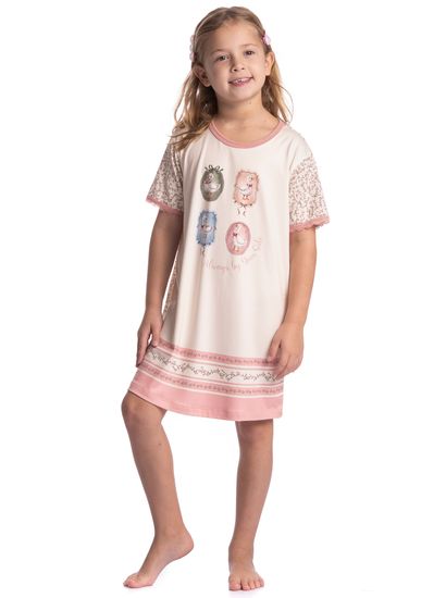 Camisão Infantil Feminino Sweet Love - Imagem 3 - Desktop