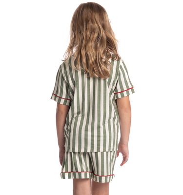 Pijama Infantil Feminino Americano Curto Holiday - Imagem 2 - Mobile