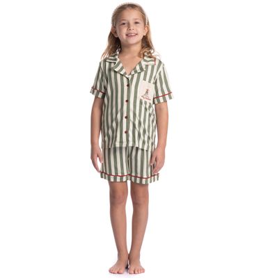 Pijama Infantil Feminino Americano Curto Holiday - Imagem 3 - Mobile