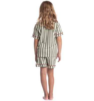 Pijama Infantil Feminino Americano Curto Holiday - Imagem 4 - Mobile