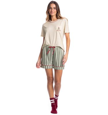 Pijama Feminino Curto Holiday - Imagem 3 - Mobile