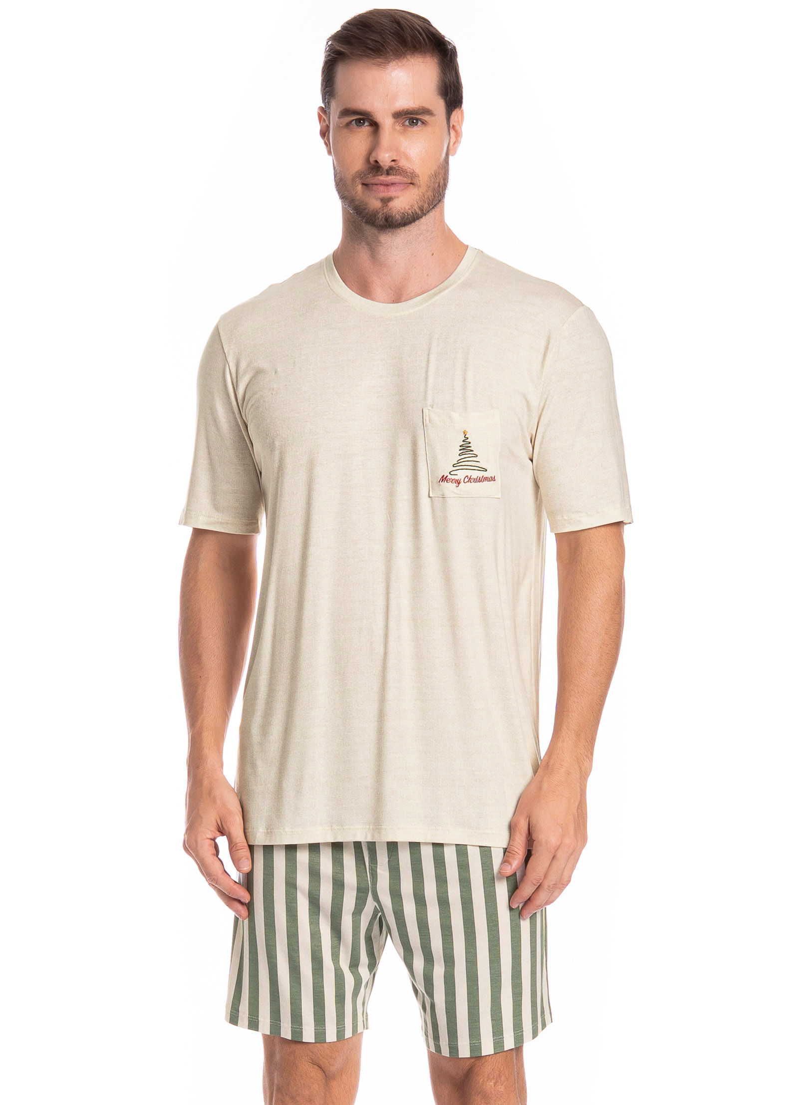 Pijama Masculino Curto Holiday - Imagem 1
