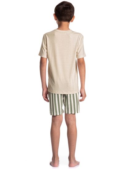Pijama Infantil Masculino Curto Holiday - Imagem 4 - Desktop