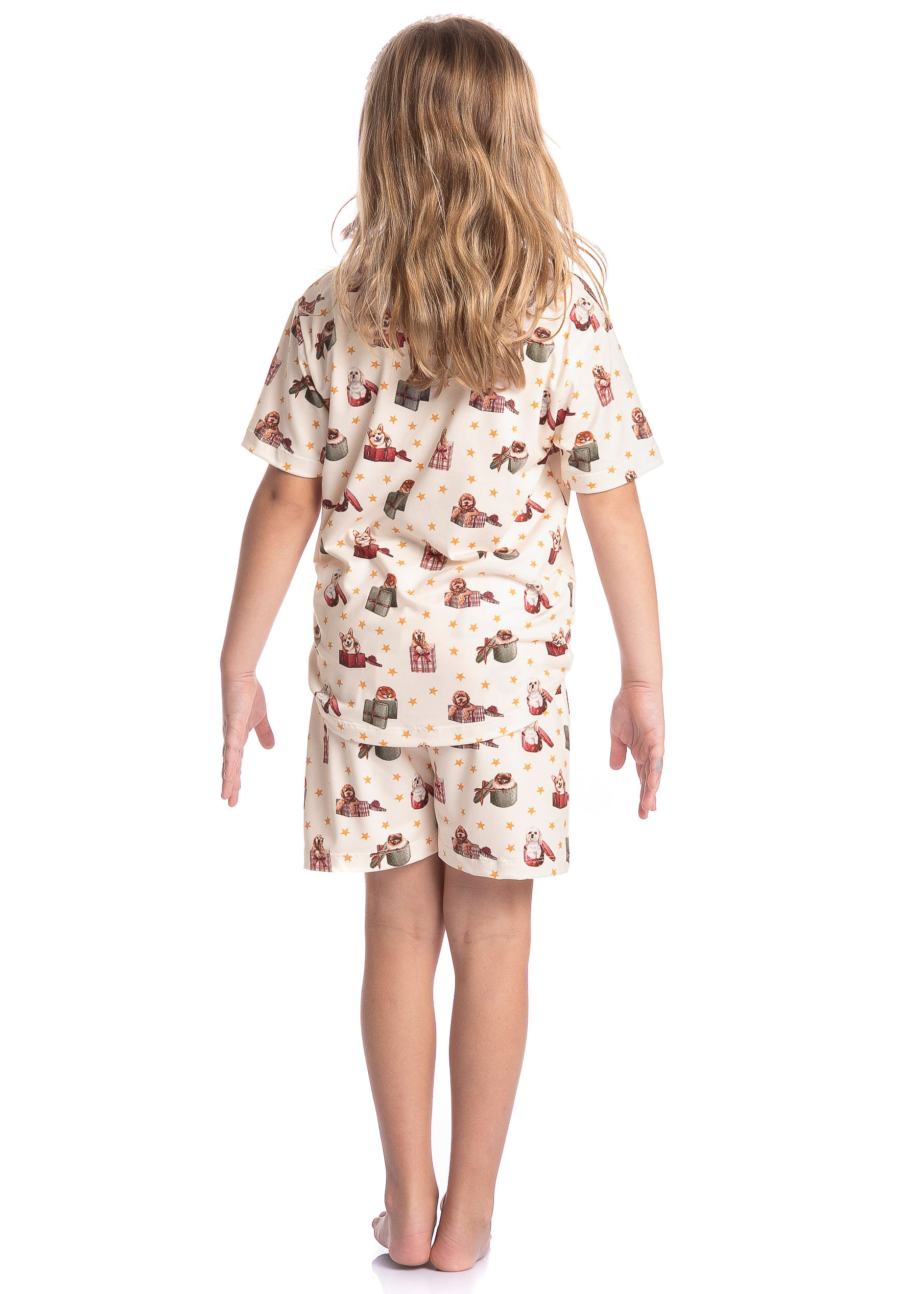 Pijama Infantil Feminino Curto Jolly - Imagem 4 - Mobile