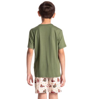 Pijama Infantil Masculino Curto Jolly - Imagem 2 - Mobile
