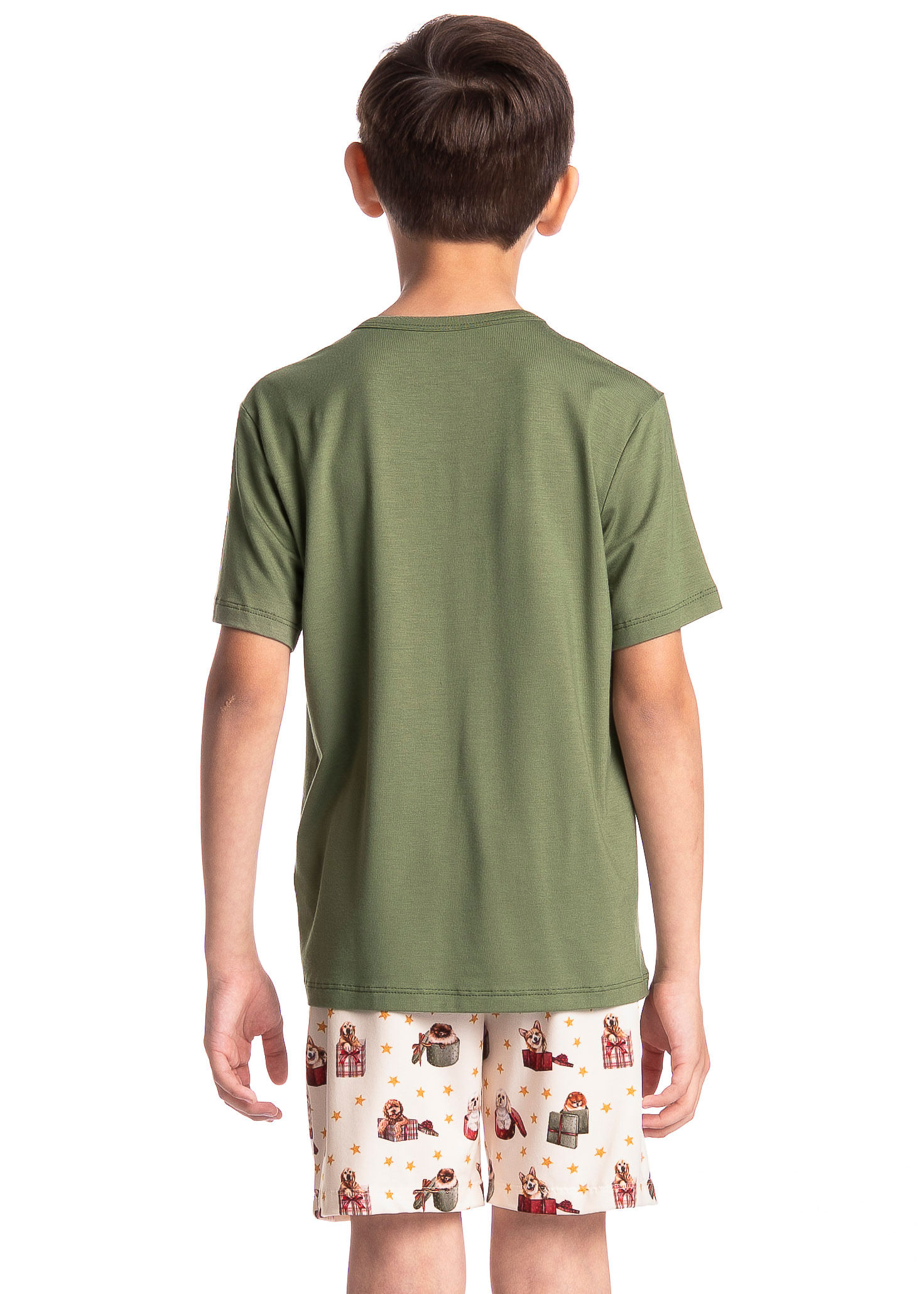 Pijama Infantil Masculino Curto Jolly Verde - Imagem 2