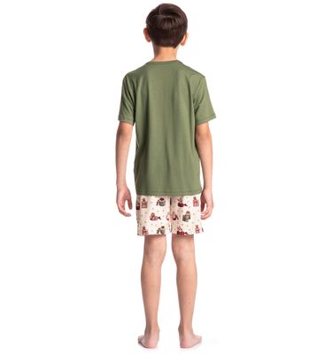 Pijama Infantil Masculino Curto Jolly - Imagem 4 - Mobile
