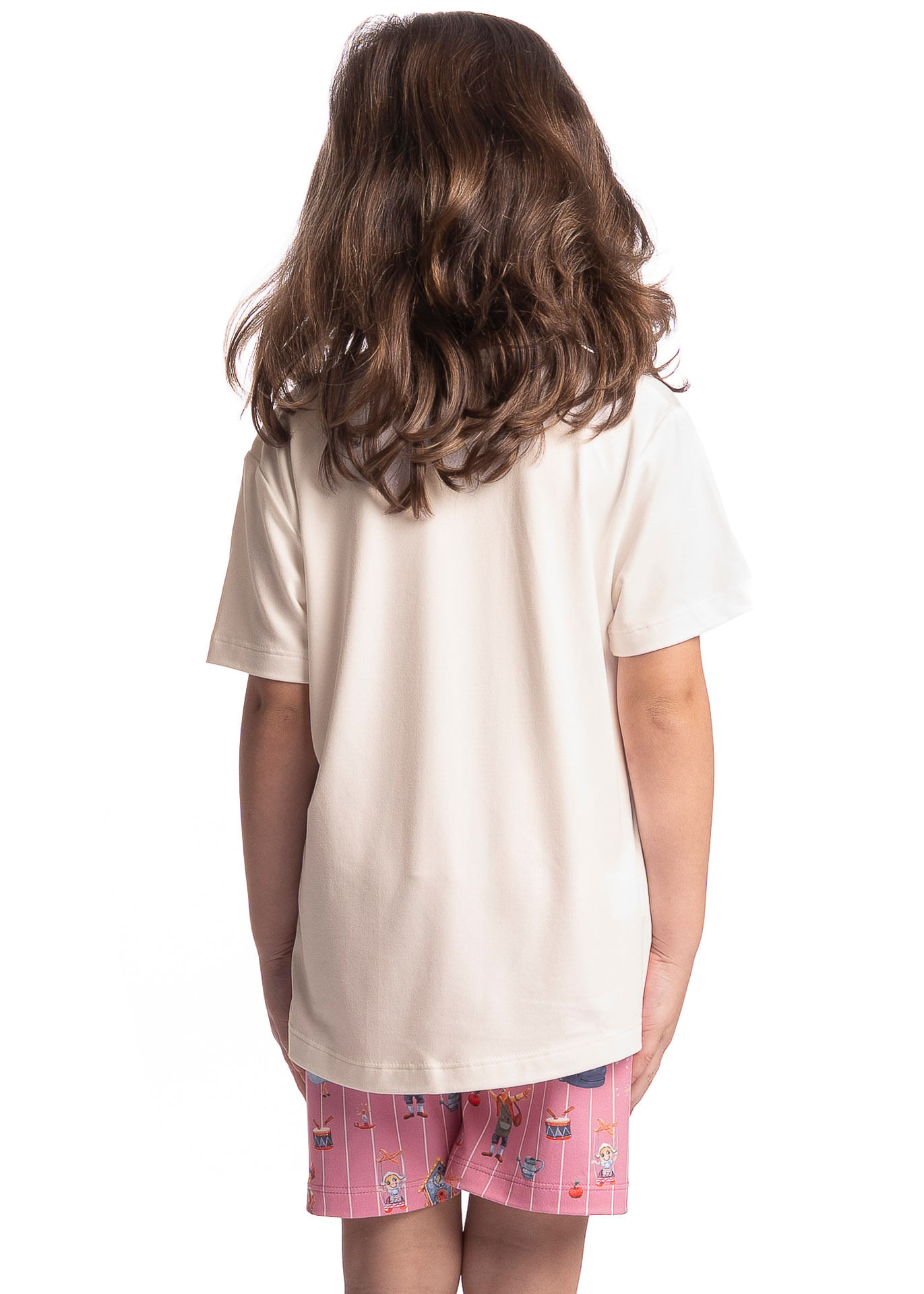 Pijama Infantil Feminino Curto Fada - Imagem 2 - Mobile