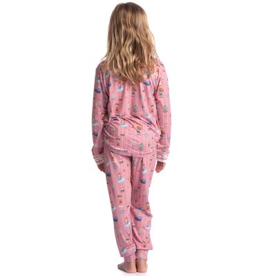 Pijama Infantil Feminino Longo Fada - Imagem 2 - Mobile