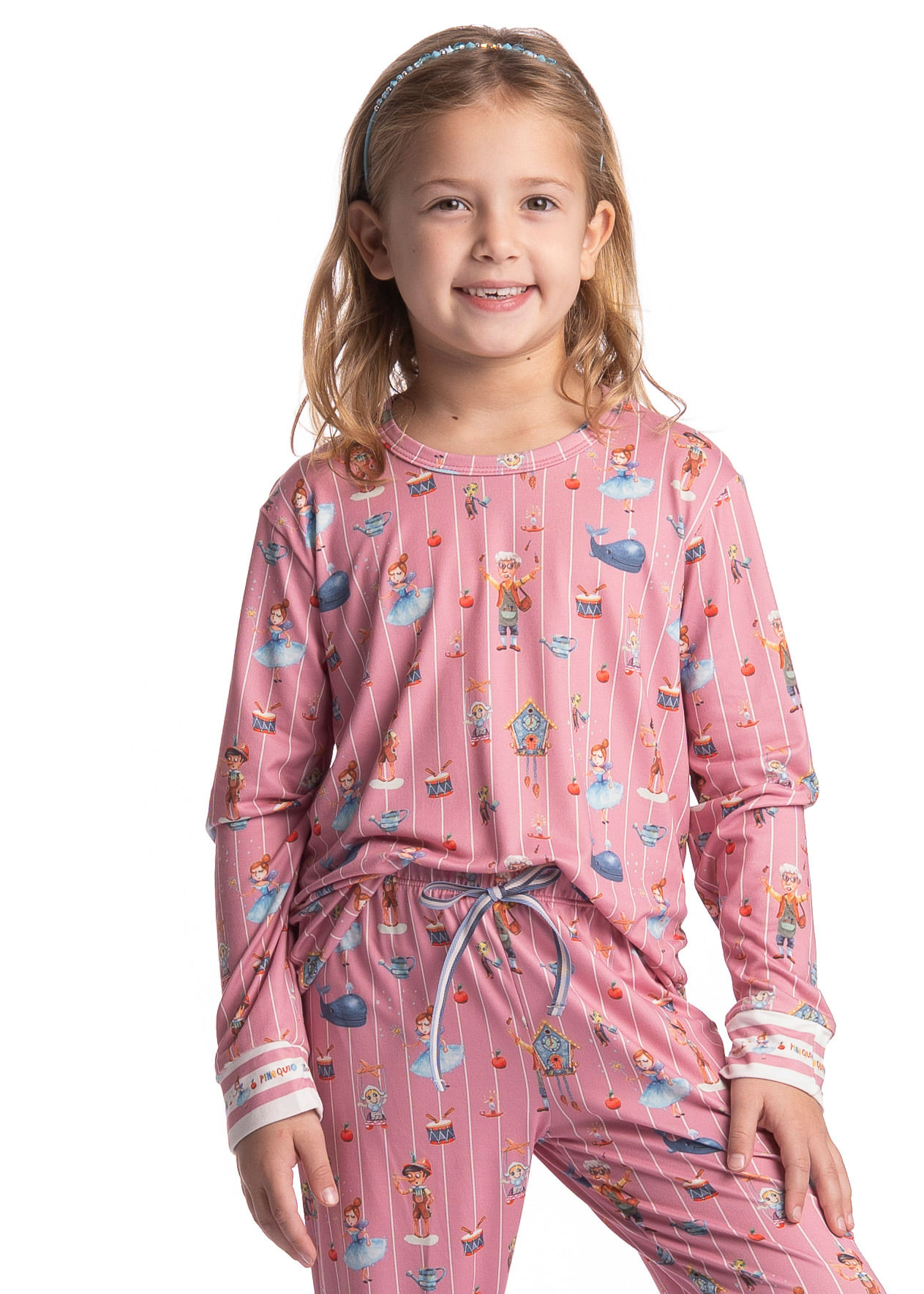 Pijama Infantil Feminino Longo Fada - Imagem 3 - Mobile