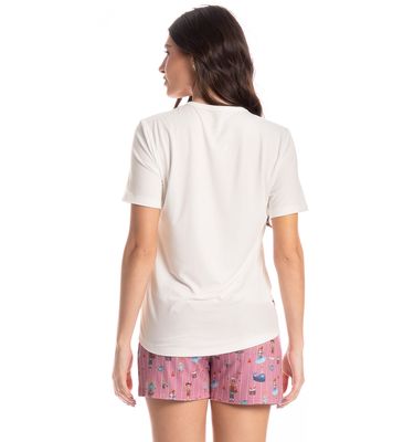 Pijama Feminino Curto Fada - Imagem 2 - Mobile