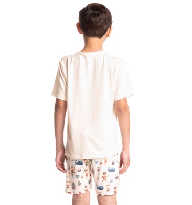 Pijama Infantil Masculino Curto Pinóquio - Imagem 2 - Mobile