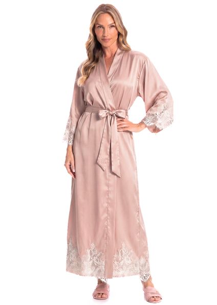Robe Feminino Longo Alícia Rosa-3 - Imagem 1