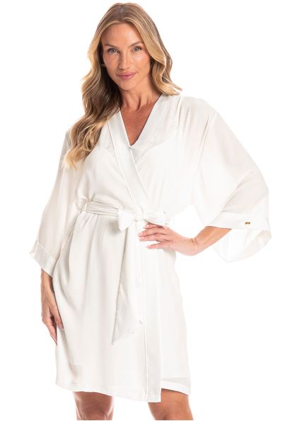 Robe Feminino Zoe Branco - Imagem 1