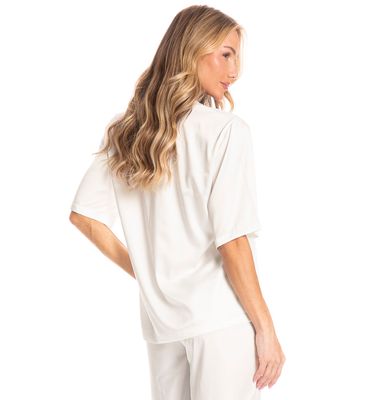 Pijama Americano Feminino Longo Zoe - Imagem 4 - Mobile