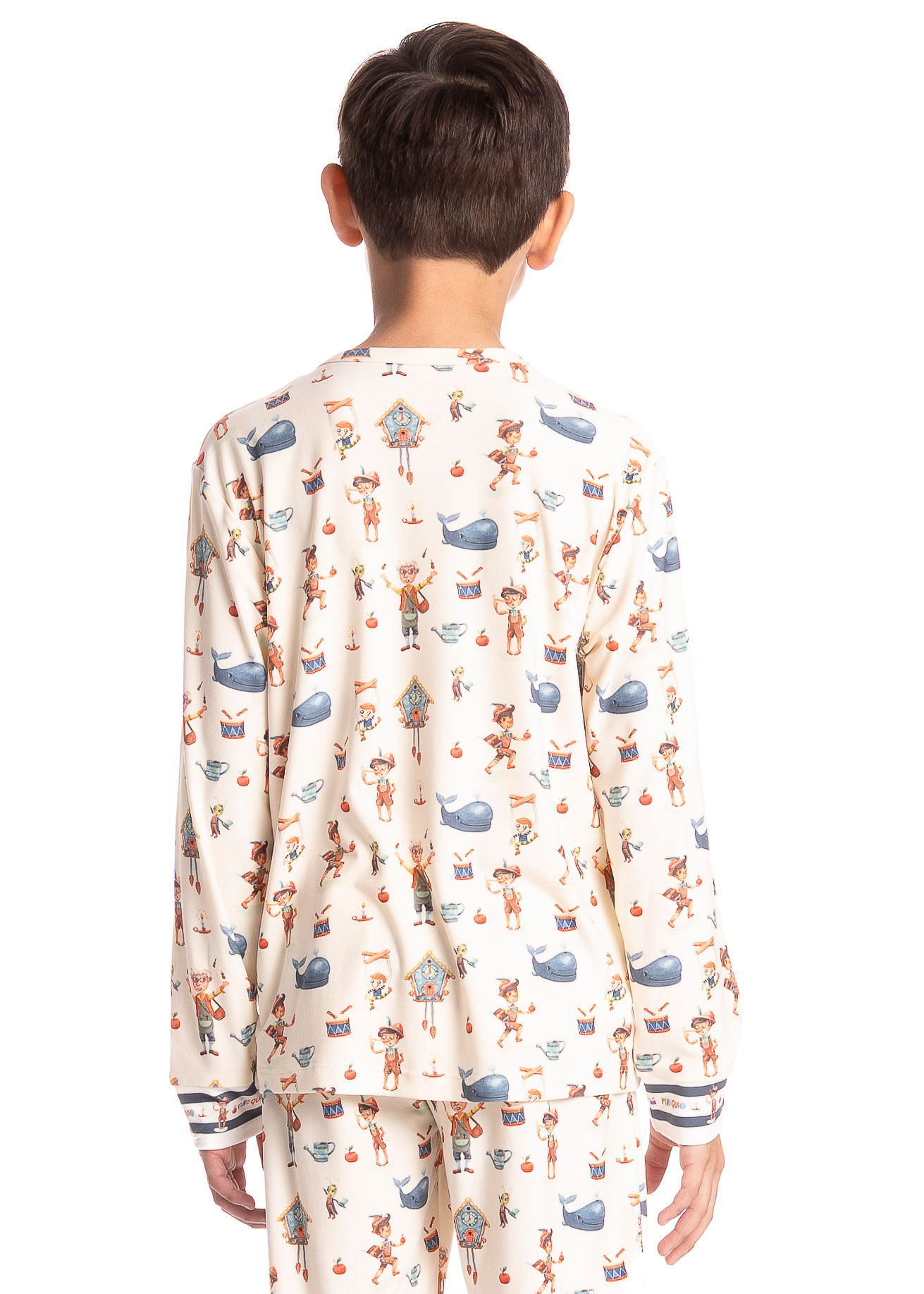 Pijama Infantil Longo Pinóquio - Imagem 4 - Mobile
