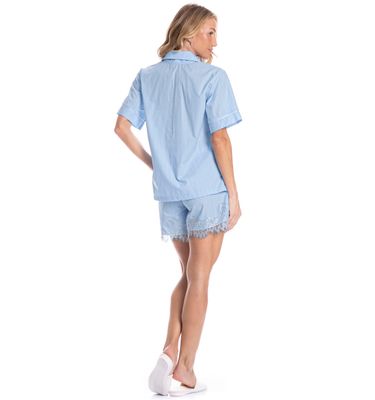 Pijama Americano Feminino Curto Louise - Imagem 4 - Mobile