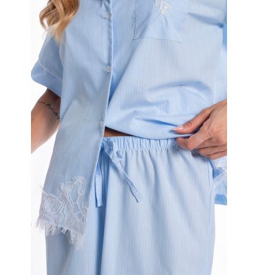 Pijama Americano Feminino Curto Louise - Imagem 5 - Mobile