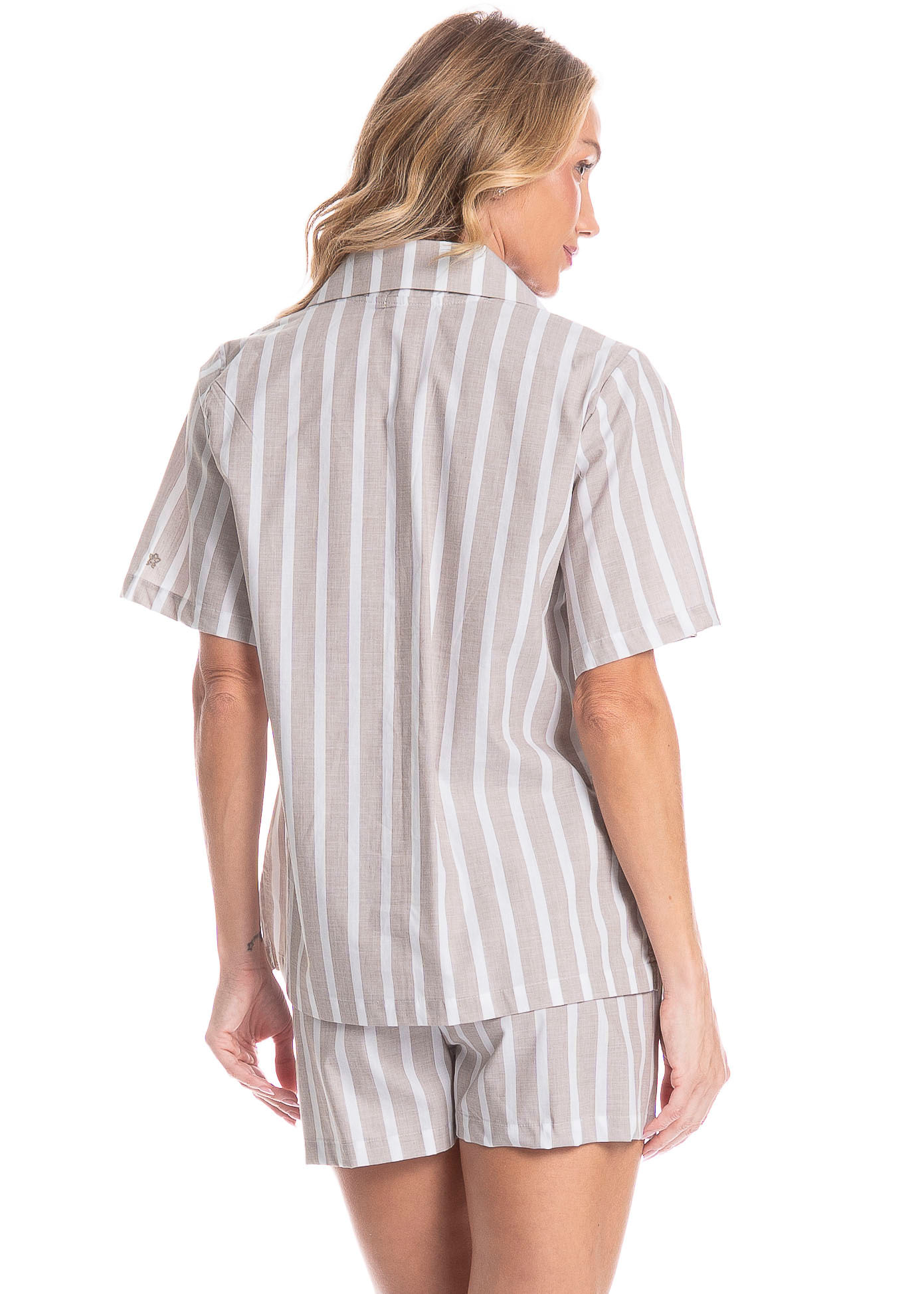 Pijama Americano Feminino Curto Beatriz - Imagem 2 - Mobile