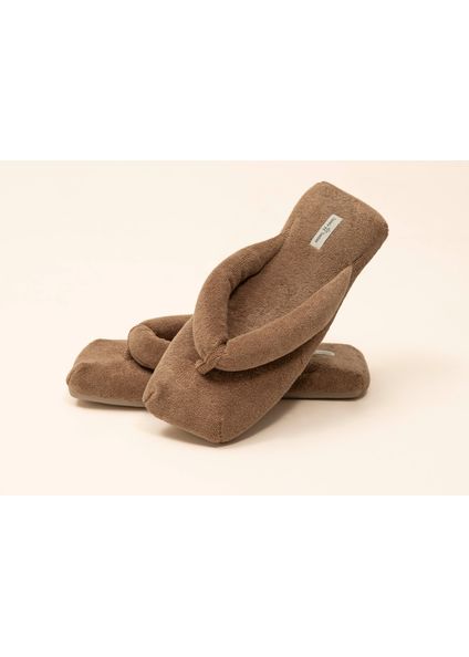 Chinelo Em Atoalhado Dedo Lui Colors Bege - Imagem 1