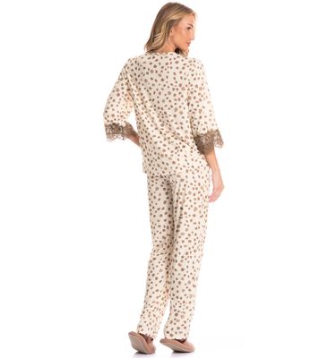 Pijama Americano Feminino Longo Luli - Imagem 2 - Mobile