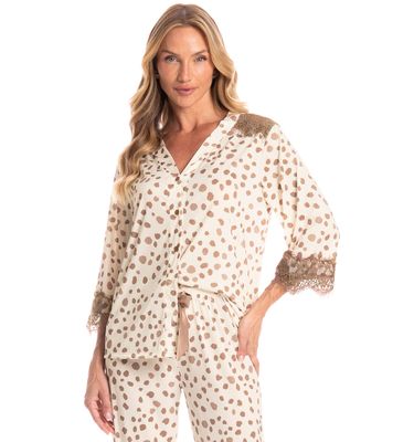 Pijama Americano Feminino Longo Luli - Imagem 3 - Mobile