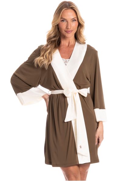 Robe Feminino Diana Marrom - Imagem 1