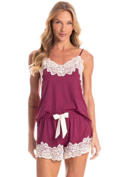 Short Doll Mini Feminino Diana Rosa - Imagem 1