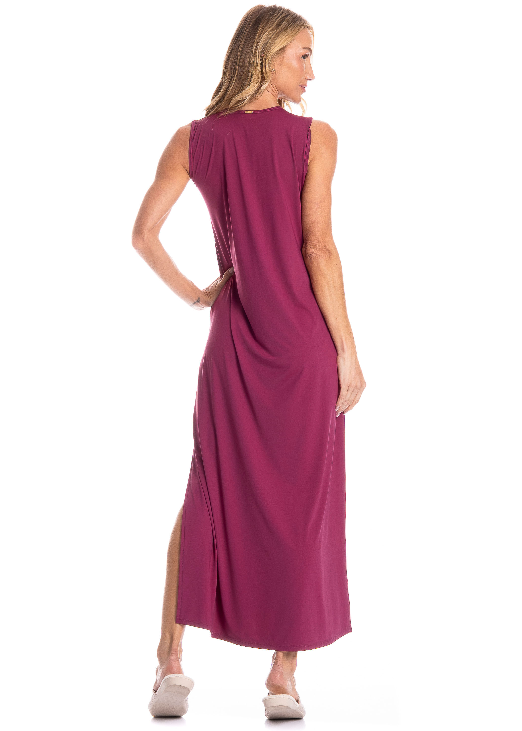 Camisão Feminino Regata Longo Diana Rosa - Imagem 2