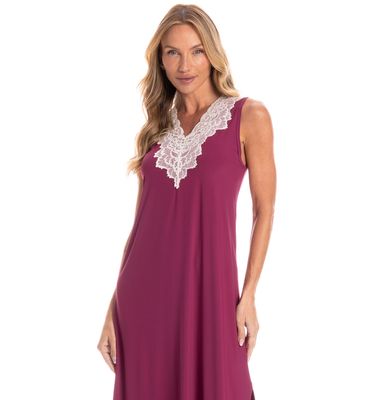 Camisão Feminino Regata Longo Diana - Imagem 3 - Mobile