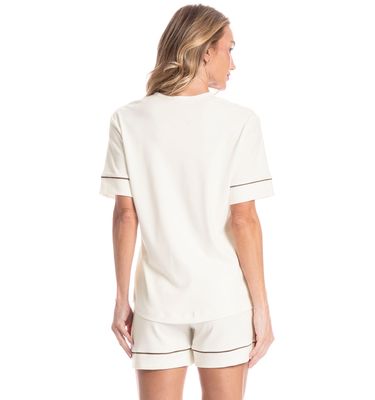 Pijama Americano Curto Feminino Bela - Imagem 2 - Mobile