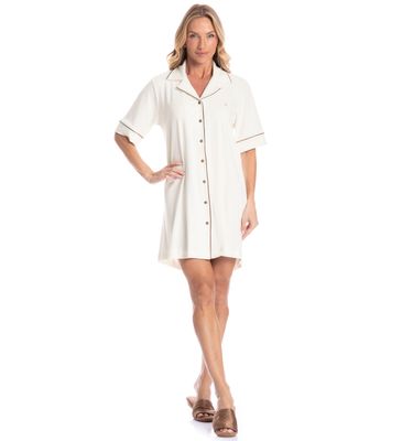 Camisão Feminino Abotoado Bela - Imagem 3 - Mobile