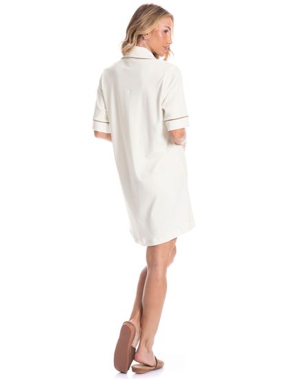 Camisão Feminino Abotoado Bela - Imagem 4 - Desktop