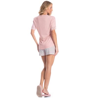 Pijama Feminino Curto Mia - Imagem 4 - Mobile