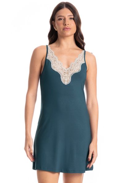 Camisola Feminina Marisa Azul-marinho - Imagem 1