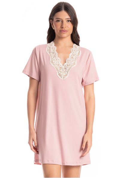 Camisão Feminino Marisa Rosa-3 - Imagem 1