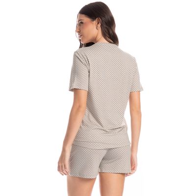 Pijama Feminino Curto Vanessa - Imagem 2 - Mobile